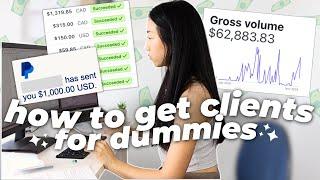 How to get $1k+ clients as a freelancer beginner's freelancing guide 2025