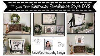 NEW-Dollar Tree Farmhouse DIYS| Everyday Farmhouse Decor Ideas-2022