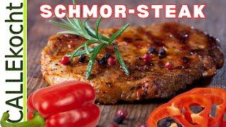 Das BESTE Räuberschnitzel Rezept für vier Personen in herzhafter Soße!