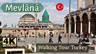 Konya Mevlana Walking Tour  Walking Virtual Tour Video 2024 #virtualwalk - Walking in Turkey