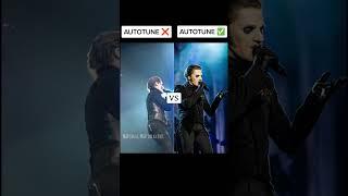 MARY ON A CROSS  AUTOTUNE vs NO AUTOTUNE  Who is the best? #shorts #viral #autotune #music