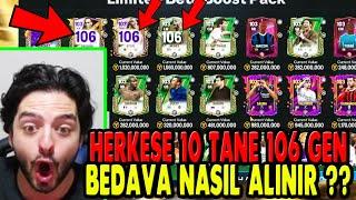 EA ŞİMDİ DE YANLIŞLIKLA HERKESE SONSUZ +106 VERDİ NASIL ALINIR ? FC Mobile