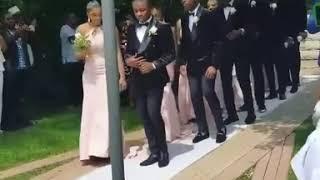 Smooth wedding entrance 