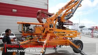 Wheeled Hydraulic Placing Boom | Concrete Pumping | Atabey 4x4 Striker Hydraulic Placer