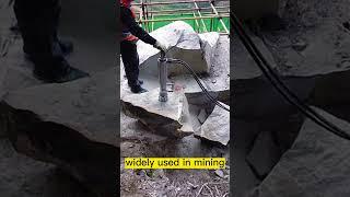 Compact Hydraulic Rock Splitter | Efficient Stone and Concrete Breaking Solution