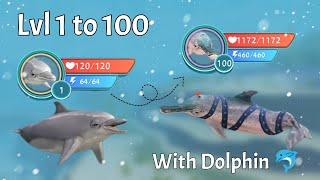 WildCraft lvl 1 to 100 with dolphin 