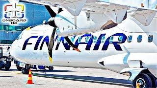 TRIP REPORT | 5 Hours Trip on Turboprop! | FINNAIR ATR72 | Riga to Warsaw (via Helsinki)