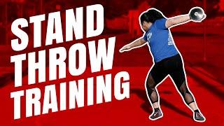 How to Throw Discus / Stand Throw Training / Discus Technique