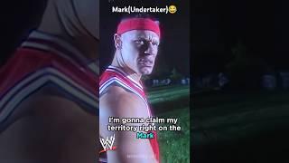 John Cena: I'm gonna claim my territory right on the Mark(Undertaker) #shorts #ytviral #johncena