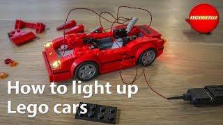 How to light up Lego cars with LEDs - July 2019