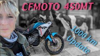 Update on the CFMOTO 450MT - 1,000km