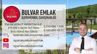 Emlak Konut Ispartakule Evleri 3+1 Brüt:183m2 Net:130m2  www.ispartakulebulvaremlak.com