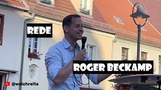 Roger Beckamp, AfD Kundgebung Senftenberg 21.9.24