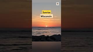 Sunrise | Nature | Beautiful Sunrise | Sunrise Video | Sunrise View | Wisconsin | USA #shorts