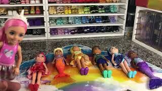 Barbie: Dreamtopia Chelsea Rainbow 7 Pack Doll Unboxing and Review