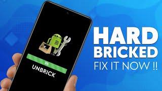 How to UNBRICK Hard BRICKED Mediatek Xiaomi or Other Android Phones