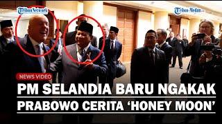 SELOROH PRABOWO SINGGUNG 'HONEY MOON' Buat PM Selandia Baru Ngakak Saat Sapa Wartawan di Peru!