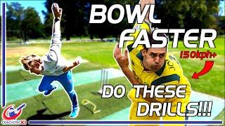 Bowl Faster - 3 Fast Bowling Drills - Increase your bowling speed