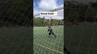 Great hold. #goalkeeper #goalkeepersaves #goalkeepertraining