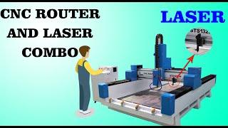 How to install and use the best CNC router machine and laser machine combo?