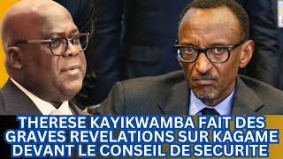 HKTODAY 8/10: MIN. KAYIKWAMBA FAIT DES GRAVES REVELATIONS SUR KAGAME DEVANT LE CONSEIL DE SECURITE