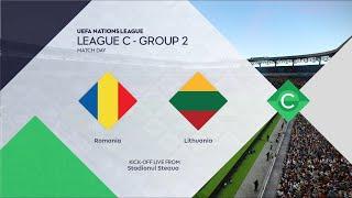 Romania vs Lithuania | 2024-25 UEFA Nations League | PES 2021