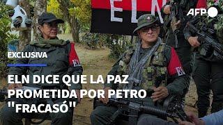 En el Catatumbo colombiano, ELN dice que paz prometida por Petro "fracasó" | AFP