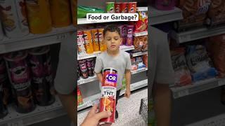 Teach Your Kids What is Food and Garbage!!! #groceryshopping #nutritionforkids