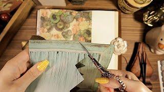 ASMR Immersive Vintage Journaling  빈티지 다꾸 Scrapbooking | Junk Journal Ideas | hwaufranc