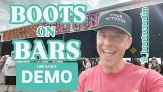 BOOTS ON BARS  -- Line Dance DEMO