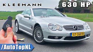 630 HP Mercedes SL55 AMG Kleemann REVIEW on AUTOBAHN [NO SPEED LIMIT]