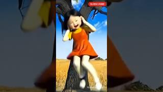 Squid Game Creepy Doll AI Mantality is Chudail Bhoot wala video #Chudail #ghost #bhoot #shorts