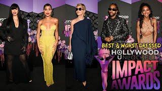 TOP 10 BEST & WORST DRESSED AT THE HOLLYWOOD UNLOCKED IMPACT AWARDS 2024!