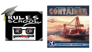 How to Play Container: 10th Anniversary Jumbo Edition (Rules School) with the Game Boy Geek