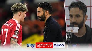 Ruben Amorim says he will continue to play Garnacho amid speculation over his future at Man Utd