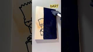  Satisfying Bart Simpson  #painting #satisfying #shorts