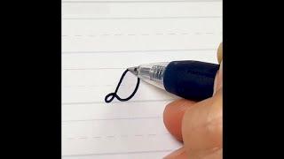 Letter D d in American Cursive Handwriting | Traditional Cursive Writing