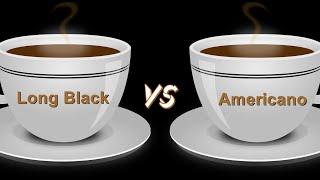 BLACK COFFEE RECIPE /Americano Vs long black. Do you enjoy the taste know the difference ?