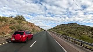 Driving from Phoenix, Arizona to Albuquerque, New Mexico in 4k Video