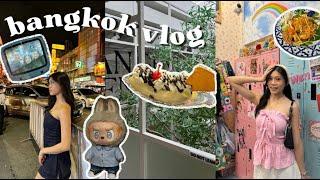 bangkok travel vlog shopping thai food massage‍️ labubu haul!