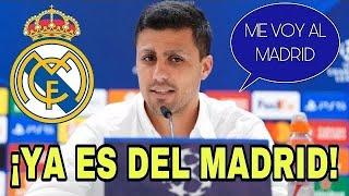 ULTIMA HORA / RODRI YA HABLA COMO JUGADOR DEL MADRID / NOTICIAS DEL REAL MADRID HOY