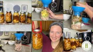 Canning 5 MEALS for the Pantry Shelf | Meal in a Jar Chicken Recipes