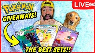 LIVE Pokemon GIVEAWAYS From The BEST Sets!