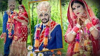 Cinematic Wedding Highlight 2020 || Sweet Couple Ravi & Sapna  || Raj Creation Photography