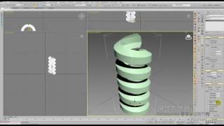 3dmax,나사산모델링,3d맥스맨카페