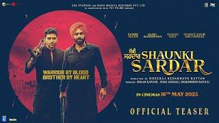 Babbu Maan x Guru Randhawa - Shaunki Sardar | Official Teaser | New Punjabi Movie 2025