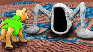 Can SEA EATER find me in a MAZE?! (Garry's Mod Sandbox)