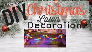 DIY - Christmas Decorations - Lawn Decor - Paper to Masterpiece - Candy lights