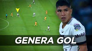 ASISTENCIA DE SANTIAGO ORMEÑO | GRAN JUGADA DE PIERO QUISPE PARA GENERAR GOL CON LOS PUMAS