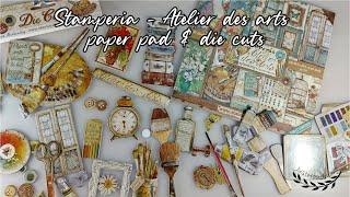 JustHandmade - Stamperia - ATELIER DES ARTS paper pad & Die cuts